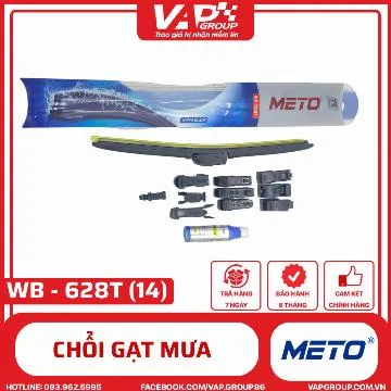 Chổi gạt mưa Silicon METO 14inch