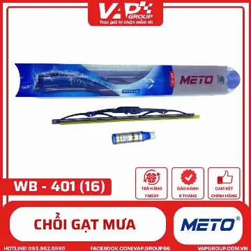 Chổi gạt mưa sắt METO 16inch