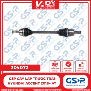 GSP Cây Láp Trước Trái Hyundai Accent 2018+ AT