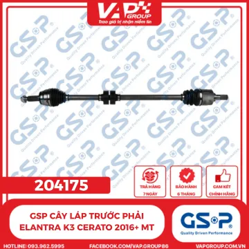 GSP Cây Láp Trước Phải Elantra K3 Cerato 2016+ MT