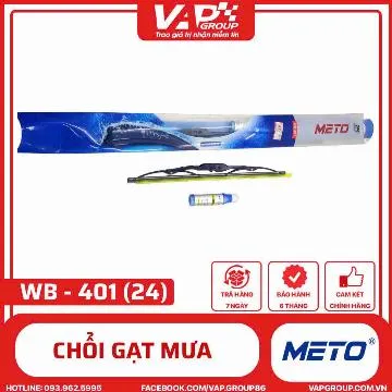 Chổi gạt mưa sắt METO 24inch