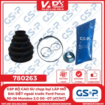 GSP BỘ CAO SU chụp bụi LÁP MỠ ĐAI SIẾT ngoài trước Ford Focus 98-06 Mondeo 2.0 00--07 (AT/MT)