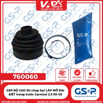 GSP BỘ CAO SU chụp bụi LÁP MỠ ĐAI SIẾT trong trước Carnival 2.5 99-05