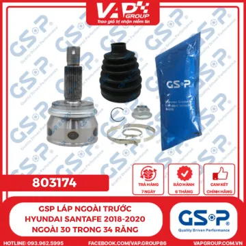 GSP Láp Ngoài Trước Hyundai Santafe 2018-2020 Ngoài 30 Trong 34 Răng