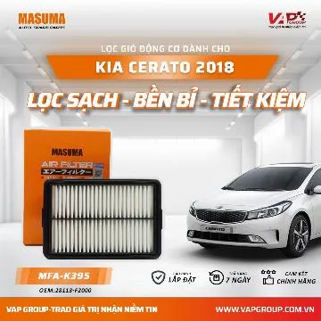 Lọc Gió Động Cơ Avante Elantra Kona 2016 Cerato 2018