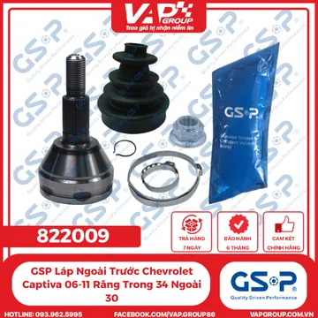 GSP Láp Ngoài Trước Chevrolet Captiva 06-11 Răng Trong 34 Ngoài 30