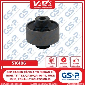 GSP Cao Su Càng A To Nissan X-Trail T31 T32, Qashqai 06-14, Juke 10-19, Renault Koleos 08-16