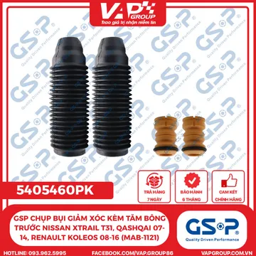 GSP Chụp Bụi Giảm Xóc Kèm Tăm Bông Trước Nissan XTrail T31, Qashqai 07-14, RENAULT Koleos 08-16 (MAB-1121)