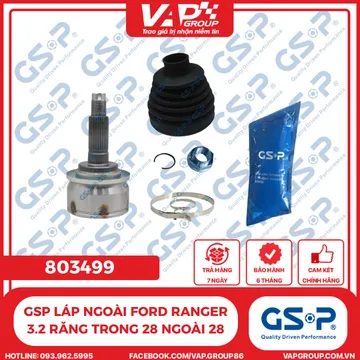 GSP Láp Ngoài Ford Ranger 3.2 Răng Trong 28 Ngoài 28
