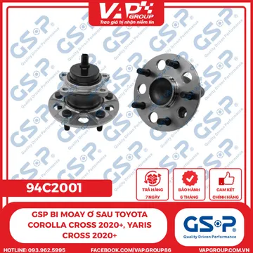 GSP Bi Moay Ơ Sau Toyota Corolla Cross 2020+, Yaris Cross 2020+