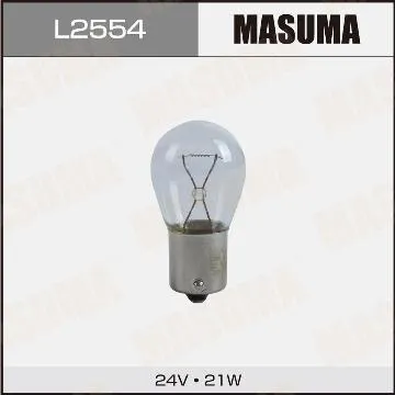 Bóng Đèn Hậu Halogen Chân Cài Đơn S25 24V-21W 1 Tóc (3000K) ( L554 )