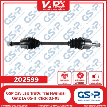 Cây Láp Trước Trái Hyundai Getz 1.4 05-11, Click 03-05