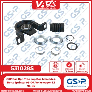GSP Bạc Đạn Treo Láp Dọc Mercedes-Benz Sprinter 95-06, Volkswagen LT 96-06