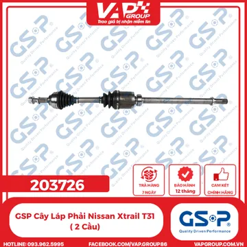 GSP Cây Láp Phải Nissan Xtrail T31 ( 2 Cầu)