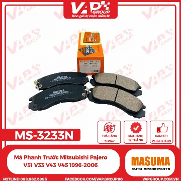 Má Phanh Trước Mitsubishi Pajero V31 V33 V43 V45 1996-2006
