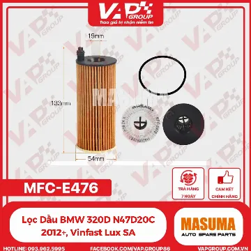 Lọc Dầu BMW 320D N47D20C 2012+, Vinfast Lux SA