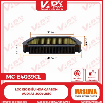 Lọc gió điều hòa Vinfast VF5/VFe34/LimoGreen, Nissan Almera 2019+/Kicks 2021+, Mitsubishi Outlander 2021+/ Lancer/Outlander/Triton 2016+, Mu-X/Dmax, Chevrolet Colorado/ Traiblazer, Mg5
