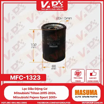 Lọc Dầu Động Cơ Mitsubishi Triton 2015-2024 , Mitsubishi Pajero Sport 2015+